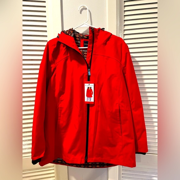 Pendleton Jackets & Blazers - New Pendleton women’s red rain Jacket size Medium